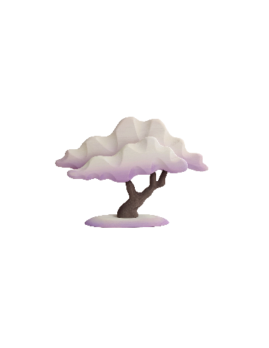 Winterse japanse esdoorn boom