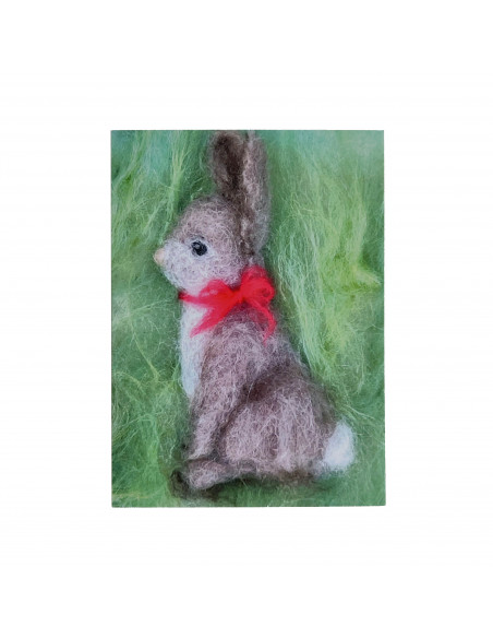 Ansichtkaart paashaas Het Wol Feetje