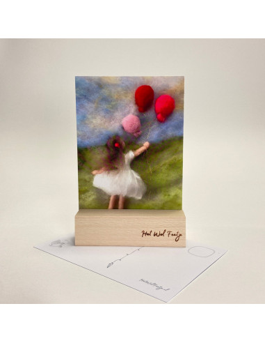 Ansichtkaart ballonnen Het Wol Feetje