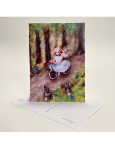 Ansichtkaart fietstocht Het Wol Feetje 2