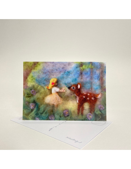 Ansichtkaart zomerweide Het Wol Feetje