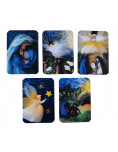 Seizoenstafel kaartjes kerst