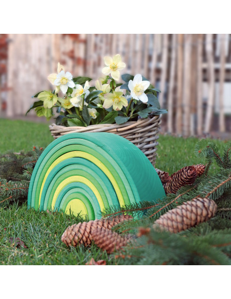 Regenboog groen donker