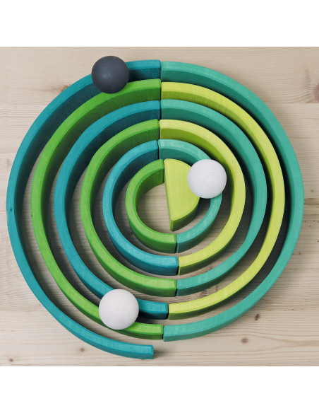 Regenboog groen donker