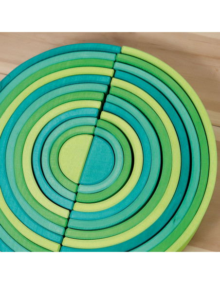 Regenboog groen donker