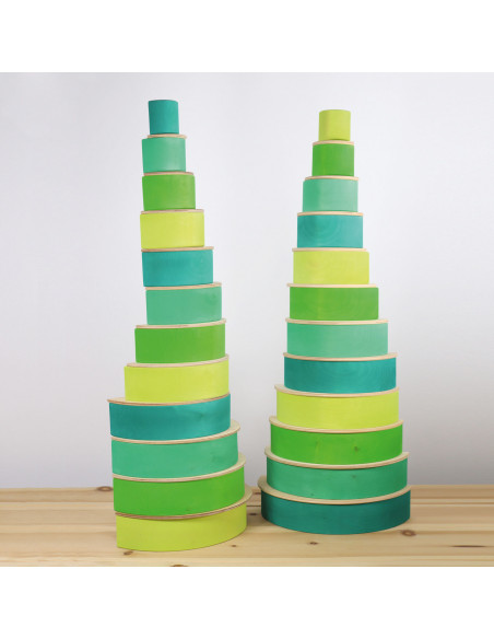 Regenboog groen donker