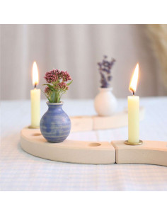 Vaasje voor verjaardagsring blauw 2