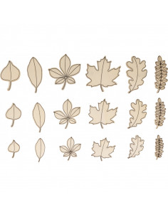 Herfstbladeren hout