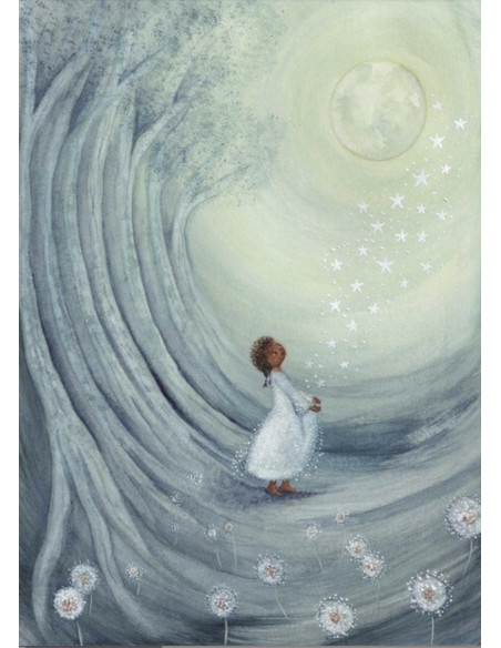 Ansichtkaart sterrenvanger Bijdehansje