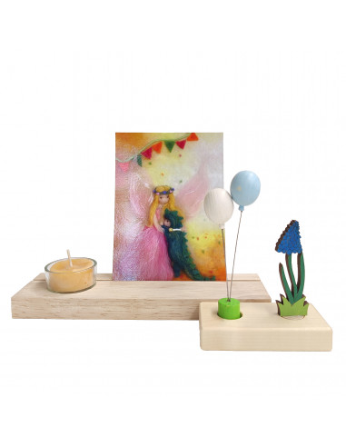 Blauw druifje steker