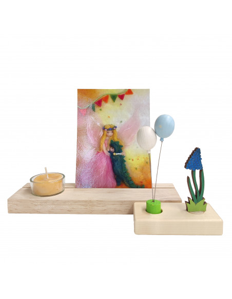 Blauw druifje steker