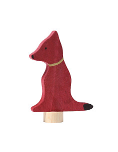 Hond steker voor verjaardagsring