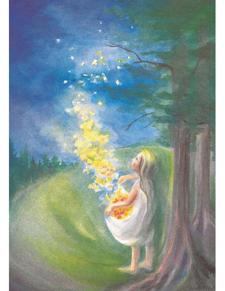 Ansichtkaart sterrenvanger Margret von Borstel