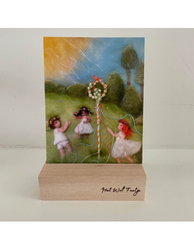 Ansichtkaart meiboom Het Wol Feetje