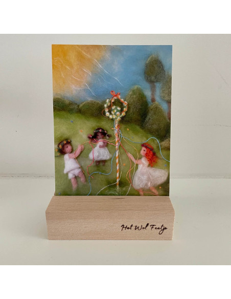 Ansichtkaart meiboom Het Wol Feetje