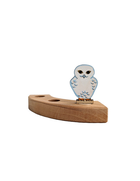 Sneeuwuil steker voor verjaardagsring