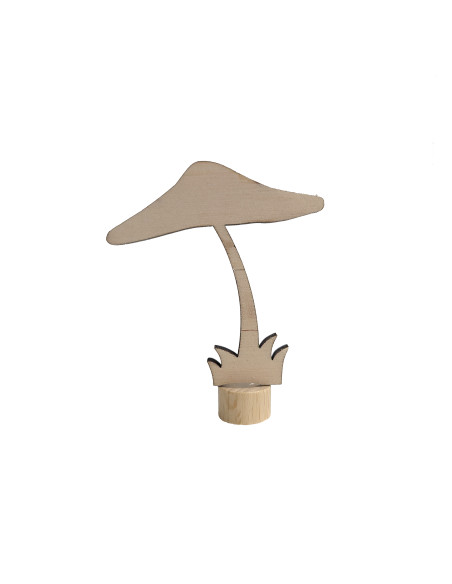 Bruine paddestoel steker