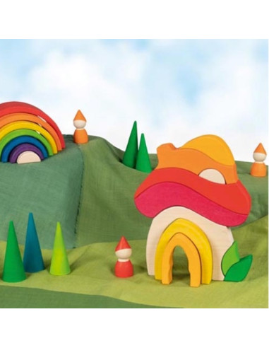 Stapelelement paddestoel