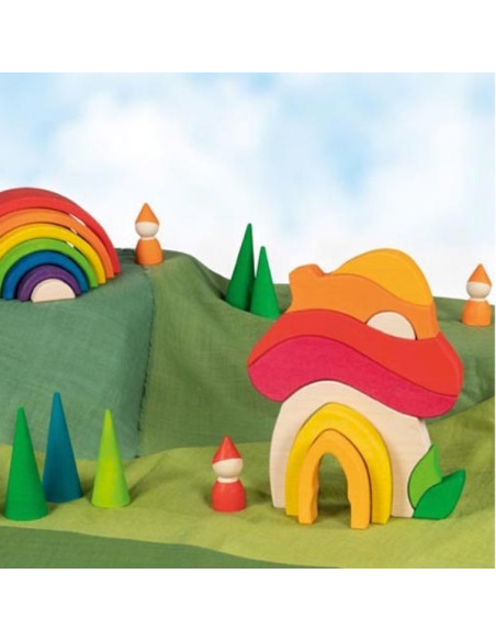 Stapelelement paddestoel