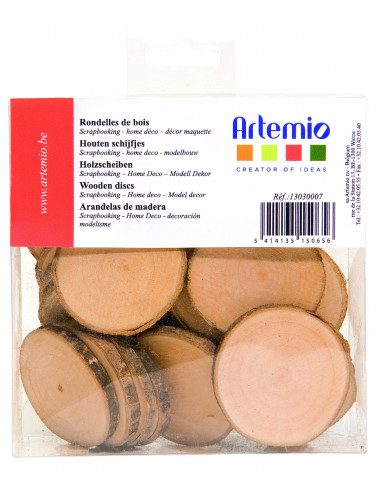 Knutsel houtplakjes groot