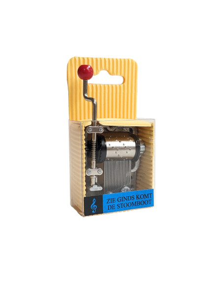 Muziekdoosje Zie ginds komt de stoomboot