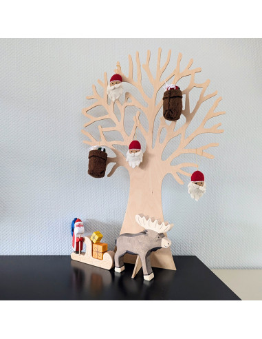 Kerstman hanger vilt