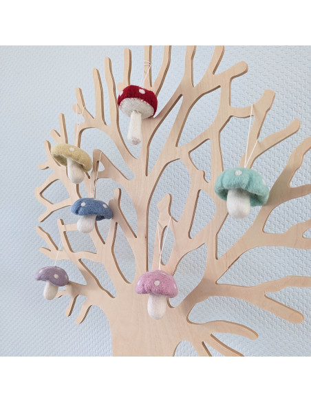 Paddestoel hanger vilt