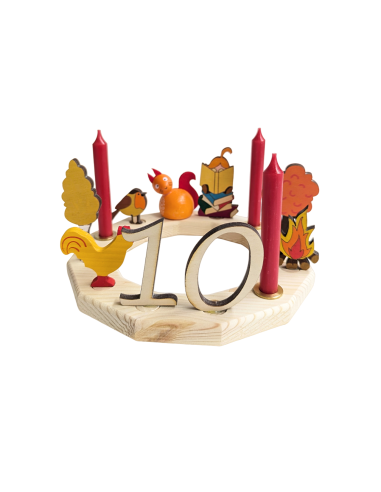 Cijfer 0 naturel steker