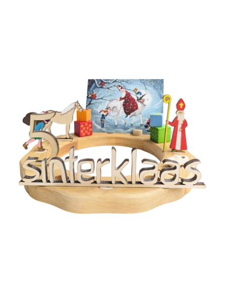 Cijfer 5 naturel steker