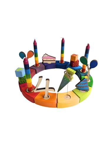 Cijfer 4 naturel steker