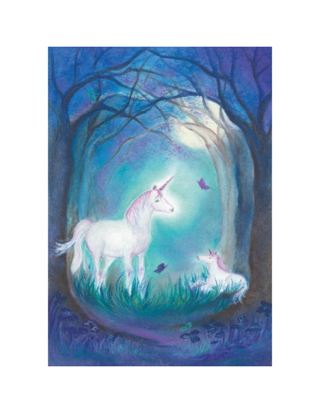 Ansichtkaart eenhoorn Baukje Exler