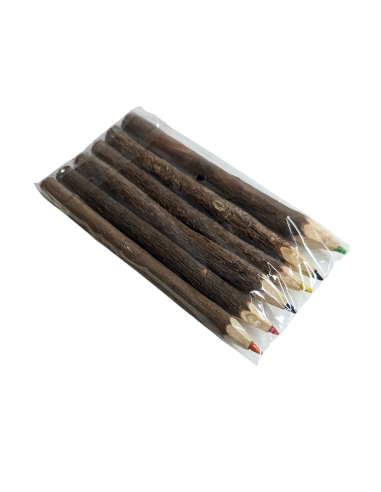 6x kleurpotlood met boombast