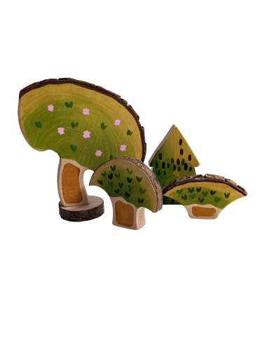 Lente-, herfstbomen set