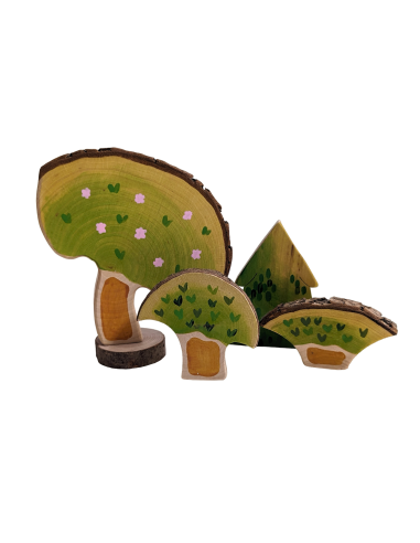 Lente-, herfstbomen set