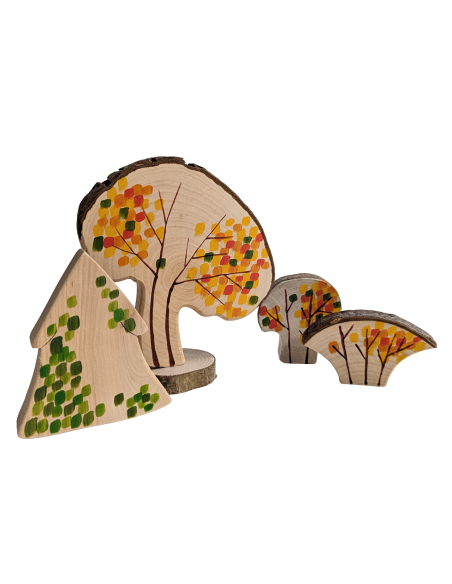 Japanse zomer/herfst bomen set