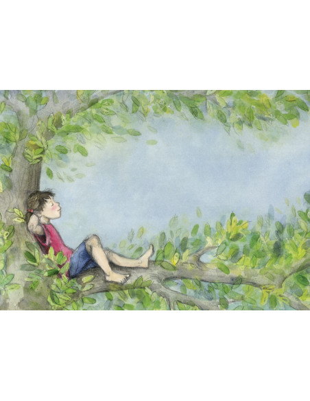 Ansichtkaart dagdromen Sanne Dufft