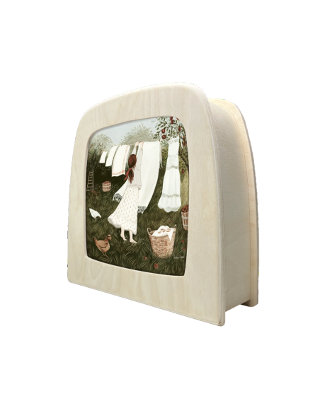 Zomer waslijn plaat voor seizoenslamp Robin Pieterse