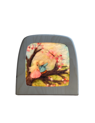 Lentetak plaat voor seizoenslamp Het Wol Feetje