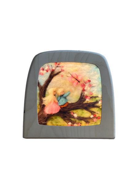 Lentetak plaat voor seizoenslamp Het Wol Feetje