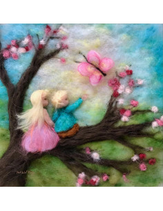 Lentetak plaat voor seizoenslamp Het Wol Feetje