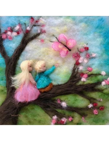 Lentetak plaat voor seizoenslamp Het Wol Feetje