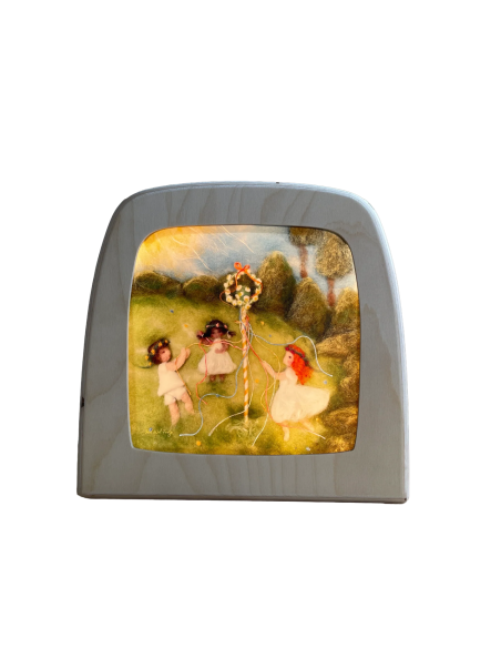 Meiboom plaat voor seizoenslamp Het Wol Feetje