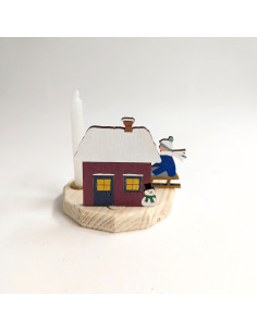 Sneeuw huis steker 2