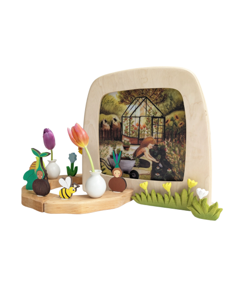 Wortelkind bladeren steker