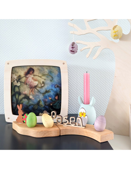 Bloemenkinderen plaat voor seizoenslamp Ann Galland