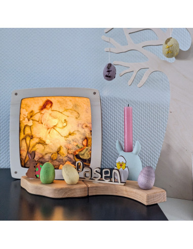 Bloemenkinderen plaat voor seizoenslamp Ann...