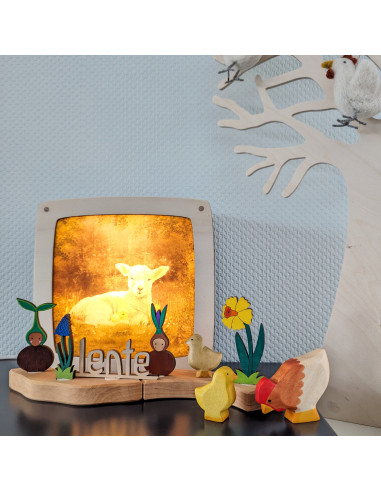 Lammetje plaat Iris Esther