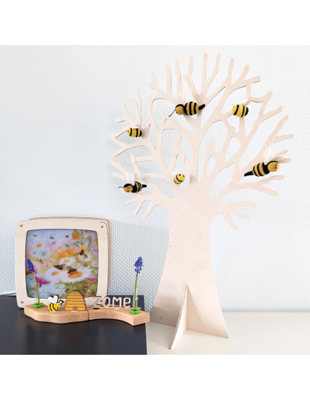 Bij hanger groot vilt