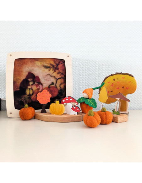 Herfst pompoen plaat Ann Galland