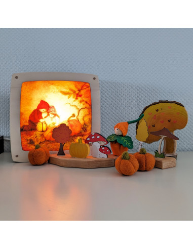 Herfst pompoen plaat Ann Galland